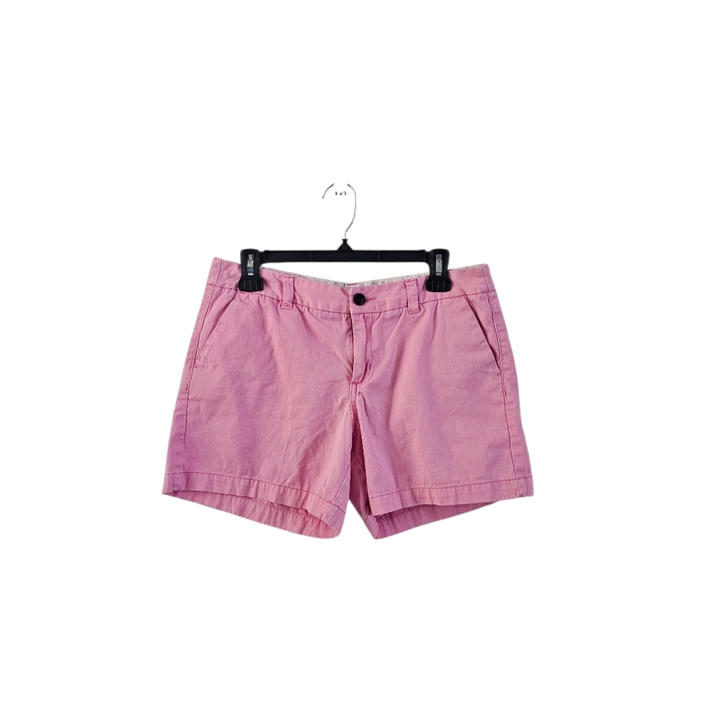 Merona Pink Vintage y2k Chino Khaki Shorts Size 8 Mid Rise
